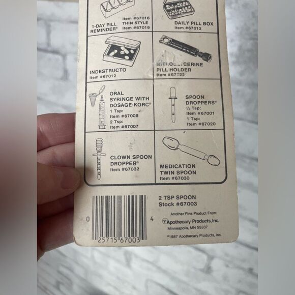 VINTAGE New In Original Packaging EZY Dose Medicine Spoon - Picture 5 of 6